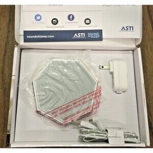 LectroFan ASM1007 White White Noise and Fan Sound Machine Sleep Aid, Open Box